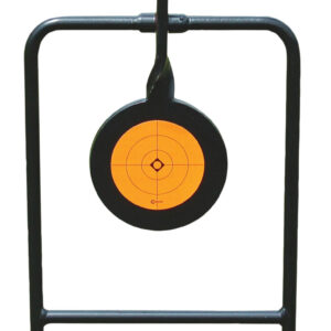 Caldwell 133565 Plink n Swing Double Spin Target Handgun Steel Black/Orange Impact Enhancement Motion 4.25"