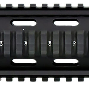 Aim Sports MT021 M4 Handguard 6" Carbine Style Made of Aluminum with Black Anodized Finish & Quad Rail