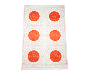 ACTION TGT BLSEYE MILI RED 100PK