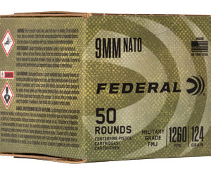 FED MIL-GRADE 9MM 124GR FMJ 50/500