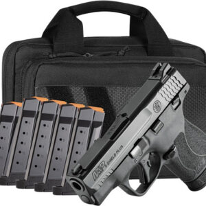 S&W M&P9 SHIELD PLUS 9MM TS - 6 MAGS 3.1" BLACK BUNDLE