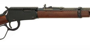 HENRY FRONTIER 17HMR 20" OCT- - AGON BLUED WALNUT LARGE LOOP