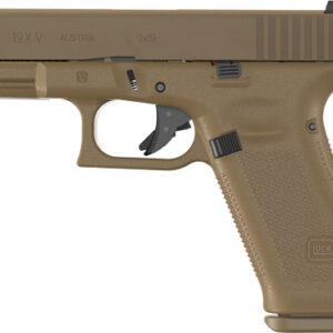 GLOCK 19X V NIGHT SIGHTS - 10-SHOT FDE