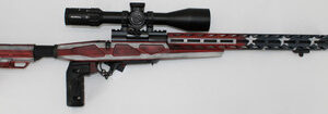 Howa HCRA70620USAMDT M1500 Mini Chassis 6.5 Grendel 20" 10+1 USA Flag Cerakote W/ 4-16x50 Scope, 2 Grips, Bipod