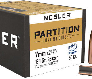 NOSLER BULLETS 7MM .284 - 160GR PARTITION 50CT