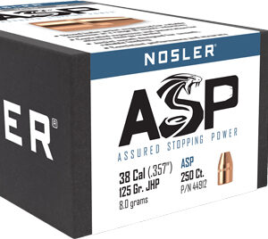 NOSLER BULLETS 38 .357 - 125GR JHP 250CT