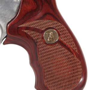 PACHMAYR LAMINATED WOOD GRIPS - RUGER SP101 ROSEWOOD CHECKERED