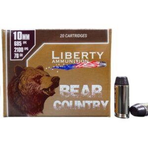 Liberty Bear Country Handgun 10mm Auto 70gr Solid 2100 fps 20/cts