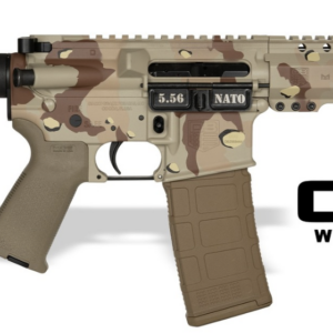 DIAMONDBACK DB15 5.56 CHOCOLATE CHIP 7" PISTOL 6" M-LOK RAIL W/SBA3 BRACE ORION EXCLUSIVE
