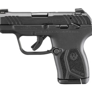 RUGER LCP MAX M.S. 380ACP 2.8" PISTOL BLACK, TRITIUM/WHITE FRONT SIGHT 1-10RD