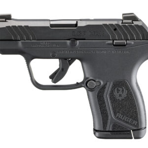RUGER LCP MAX N.M.S. 380ACP 2.8" PISTOL BLACK, TRITIUM/WHITE FRONT SIGHT 1-10RD