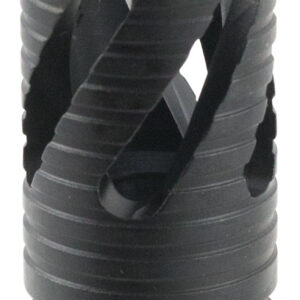 TacFire MZ10213B Thread Crown Muzzle Brake Black Oxide Steel with 5/8"-24 tpi Threads & 2.05" OAL for 308 Win AR-10