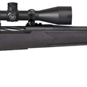 MOSSBERG PATRIOT 350 LEGEND RIFLE 22" T.B. BLACK SYNTHETIC, 4RD MAG, VORTEX 3-9X40 SCOPE