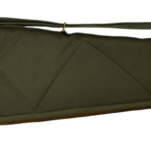 Boyt Harness OGC98PL09 Alaskan Rifle Case 48" Waxed OD Green Canvas w/ Brass Hardware & Quilted Flannel Lining for Scoped Rifles
