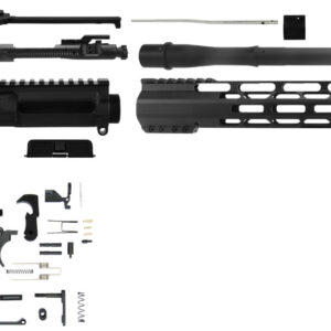 TacFire SSRK300LPK AR Build Kit  Sports South Exclusive 300 Blackout AR-Platform Black Nitride 1/2"x28