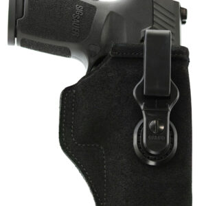 Galco TUC662B Tuck-N-Go 2.0 IWB Black Leather UniClip/Stealth Clip Fits Springfield XDS Ambidextrous