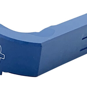 Cross Armory CRGMCBL Mag Catch  Extended Compatible w/Glock Gen1-3/P80 Blue Anodized Aluminum