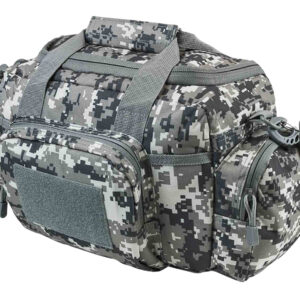 NcStar CVSRB2985D VISM Range Bag with Small Size, Side Pockets, PALs Webbing, Carry Handles, Pockets & Digital Camouflage Finish