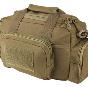 NcStar CVSRB2985T VISM Range Bag with Small Size, Side Pockets, PALs Webbing, Carry Handles, Pockets & Tan Finish