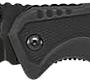 Smith & Wesson Knives SWMP11BCP M&P Rescue 3.80" Folding Tanto Plain Black Stainless Steel Blade Black G10 Handle Features Glass Breaker/Seat Belt Cutter Includes Pocket Clip
