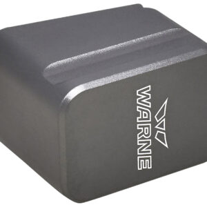 Warne MEG1754GR Magazine Extension  made of 6061-T6 Aluminum with Hardcoat Anodized Gray Finish for Glock 17, 22 Magazines (Adds 5rds 9mm Luger, 4rds 40 S&W)