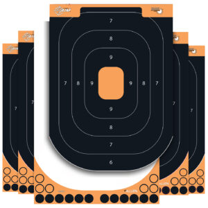 EZ-Aim 1550125 Splash Reactive  Self-Adhesive Paper Black/Orange 12.50"x18.25" Silhouette 25 Pack