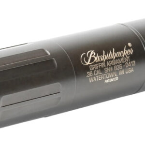 Griffin Armament GABUSH36W Bushwacker 36 Modular 36 Cal 1.50"D Black Cerakote 17-4 Stainless Steel