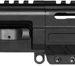 CMMG 94B6829AB Dissent  9mm Luger 6.50", Left Side Charging Handle, Armor Black, OEM Zeroed Linear Comp, 4.60" M-LOK Handguard for AR-Platform, Picatinny End Plate