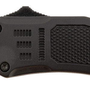 Steel River Knives MT616BRDAMT Spartan  Mini 2.75" OTF Tanto Plain Real Damascus/4.25" Black Aluminum Zinc Alloy Handle