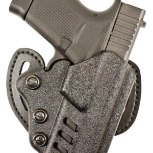 DeSantis Gunhide 042KAB2Z0 Facilitator  OWB Black Kydex Belt Slide Fits Glock 17/17 Gen5/22/31/47 Right Hand