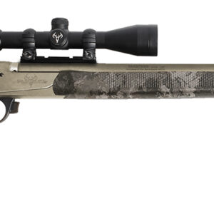 Traditions R53-746604534 Pursuit XT Pro w/Optics 50 Cal 26" Tungsten Cerakote Fluted/Threaded w/VAPR Twist Barrel, Veil Alpine Synthetic Stock w/Adj Cheek Piece & LOP 3.5-10x44mm Duplex