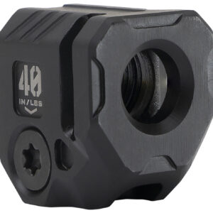 Strike Industries MCQUAD Micro Threaded Compensator Black Steel 0.89" OAL Compatible w/ 9mm/357 SIG