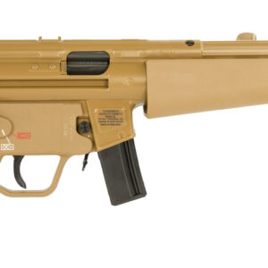 HK 810010799mm Luger 10+1 8.86" Black Navy-Style Threaded Barrel, Flat Dark Earth Receiver, FDE Polymer Grip, 2 Magazines