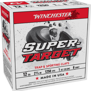 Winchester Ammo TRGT12508 Super-Target  12Gauge 2.75" 1oz 8Shot 25 Per Box/10 Case