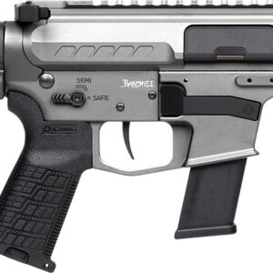 CMMG 45A150FTNG Banshee FE MkG 45 ACP 13+1 5" Black Nitride Threaded Barrel, M-LOK Handguard, Titanium Cerakote Aluminum Receiver w/Picatinny Rail, Black Polymer CMMG RipBrace, CMMG Zeroed Grip