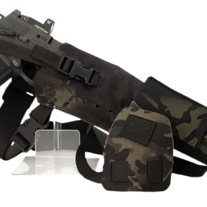 Cole-tac VWX109 Varmint Wrangler XL Pistol Holder Chest MultiCam Black Right Hand