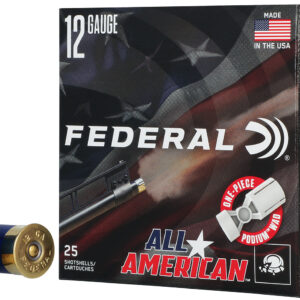 Federal FAA12HC8 All-American  12Gauge 2.75" 1 1/8oz 8Shot 25 Per Box/10 Case