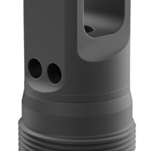 Breek Arms BRK4430 Echo Single Port Plan B Black Nitride Steel 1/2"x28 Threads 223 Cal/5.56mm