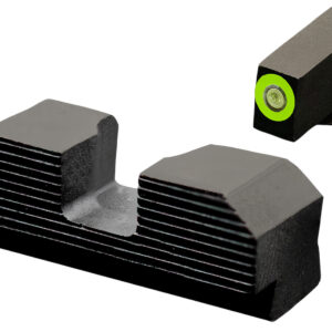 XS Sights GLM017P4G Minimalist Night Sight Set Green Tritium Front/Black Oxide Frame Compatible w/Glock