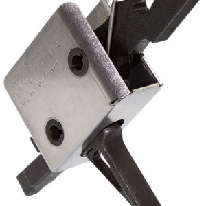 CMC Triggers 91507 Drop-In  Single-Stage Flat Trigger w/ 3.50 lbs Draw Weight & Black/Silver Finish