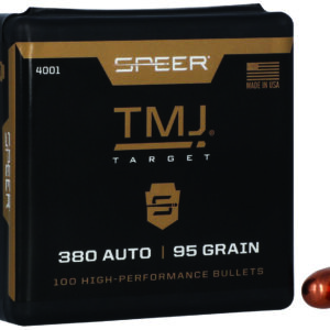 Speer 4001 TMJ  380ACP 95gr Total Metal Jacket 100 Per Box/5 Case