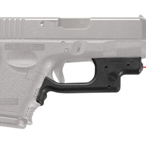 Crimson Trace 0123401 Laserguard  Compatible w/Glock Compact & Sumcompact, Red Laser Black Polymer