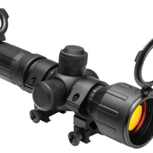 NcStar SEECR3942R Tactical Compact 3-9x42mm Red/Green Illuminated P4 Sniper Reticle 30mm Tube One Piece Aluminum Body w/Rubber Outer Coating