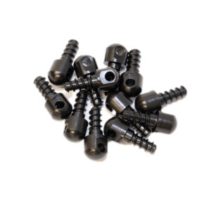 GrovTec US Inc GTHM60 Wood Screw  Swivel Studs 0.5" 12-Pack Black