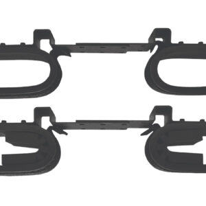 Rugged Gear 10075 Gun Rack Overhead Black Steel Holds 2 Rifle/Shotgun