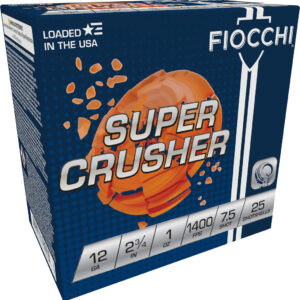 FIO SUPER CRUSHER 12GA 1OZ #7.5 1400FPS 10/10