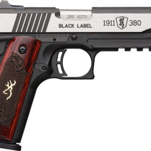 BROWNING 1911-380 BLACK LABEL - MEDALLIAN PRO 4.25" FS W/RAIL