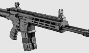 Silver Shadow/Gilboa G16DBR556B DBR Snake Double Barreled Rifle 5.56x45mm 16" Black