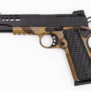 Great Lakes Firearms GL1911-45FSSM-SAH 1911 5" 8+1 Black/SS Barrel/Mission Sahara