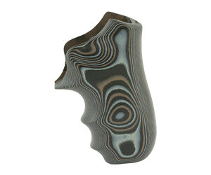 HOGUE GRIP RUGER LCR G10 BLACK/GREY